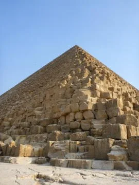 Pyramid in Egypt, Corner View 写真素材