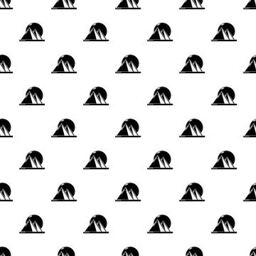 Pyramid egypt pattern vector seamless Stock Illustration