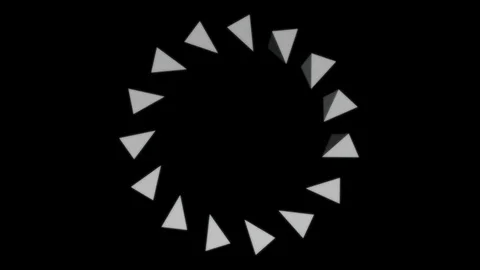 Pyramid flower motion Stock Footage 98272023