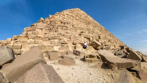 Pyramid of Giza Foto stock