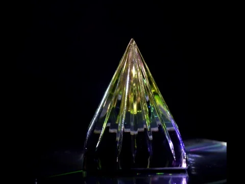 Pyramid glass 1 Stock Footage 75241633