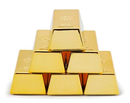 Pyramid golds Stock Illustration