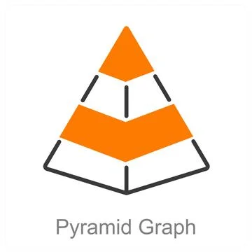 Pyramid Graph Stock Illustration