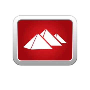 Pyramid icon Stock Illustration