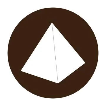 Pyramid icon Stock Illustration