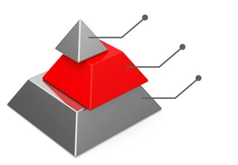 The pyramid Stock Illustration