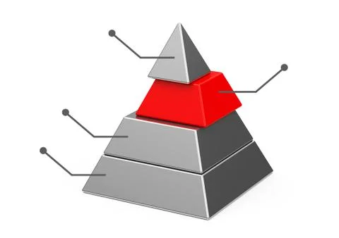 The pyramid Stock Illustration