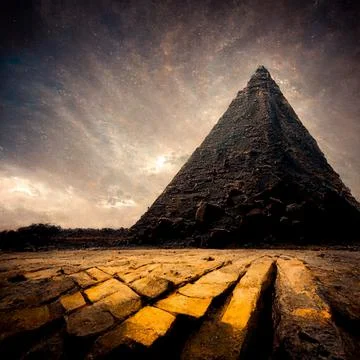 The Pyramid Stock Illustration