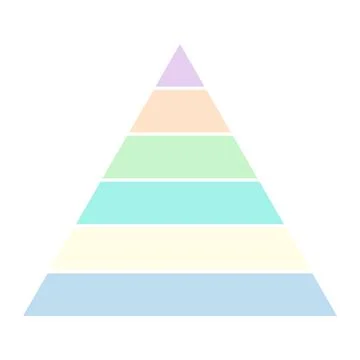 Pyramid infographic chart layout, info modern concept step presentation, broc Stock Illustration