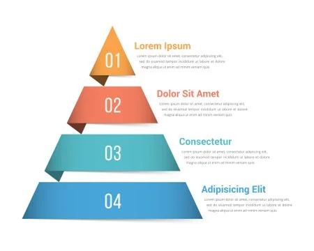 Pyramid Infographics Stock Illustration