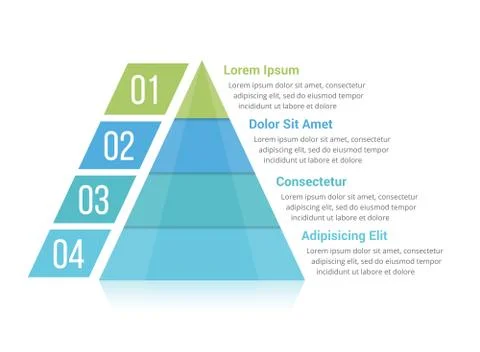 Pyramid Infographics Stock Illustration