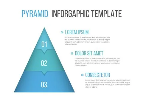 Pyramid Infographics Stock Illustration