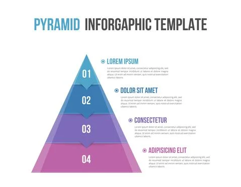 Pyramid Infographics Stock-Illustration