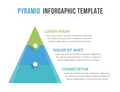 Pyramid Infographics Stock Illustration