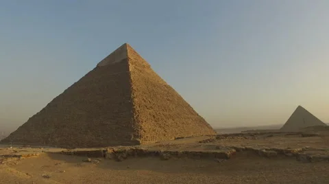 Pyramid of Khafre, Egypt Stock Footage 63095367