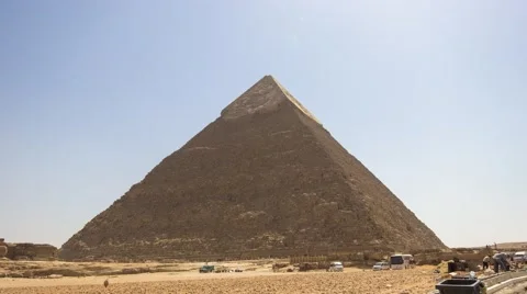Pyramid of Khafre hyperlapse Stock Footage 43260136