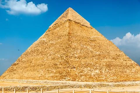 Pyramid of Khafre Stock Photos