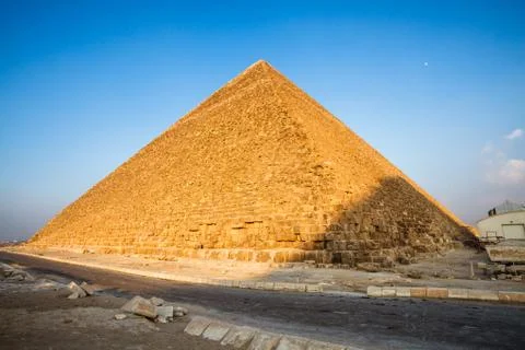 Pyramid of khufu Stock Photos