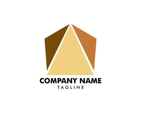 Pyramid Logo Template vector illustration Stock Illustration