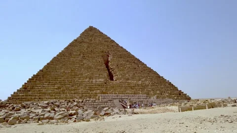 Pyramid of Menkaure Stock Footage 266555355