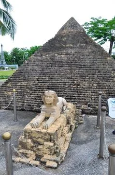 Pyramid model Stock Photos