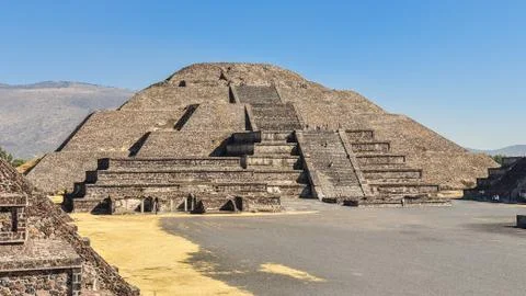Pyramid of the Moon Stock Photos