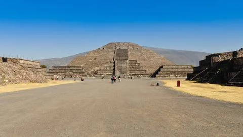Pyramid of the Moon Stock Photos