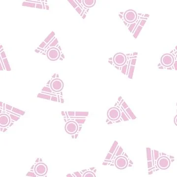 Pyramid of needs glyph vector seamless pattern Stockillustratie