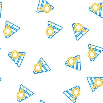 Pyramid of needs vector seamless pattern Illustrazione stock