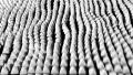 Pyramid ocean grid flow pattern abstract background white HD Footage