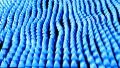 Pyramid ocean grid flow pattern abstract background blue HD Footage
