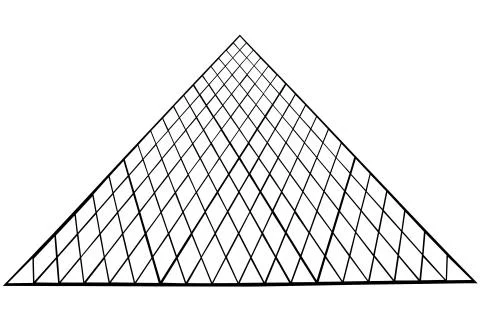 Pyramid of Paris 스톡 일러스트
