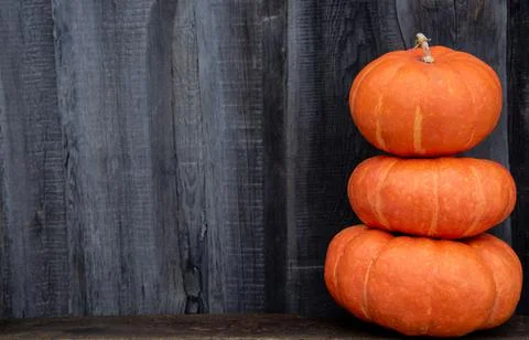 Pyramid of pumpkins Foto stock