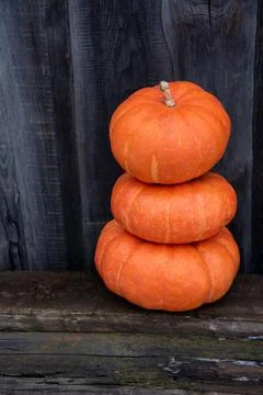 Pyramid of pumpkins Foto stock
