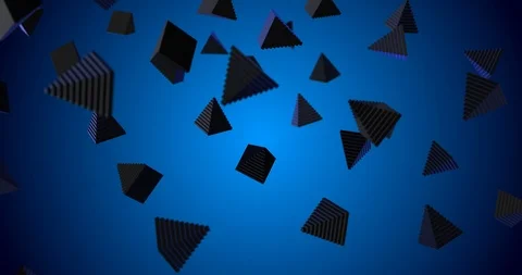 Pyramid-rain blue Stock Footage 108341170