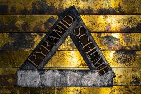 Pyramid Scheme Stock Illustration