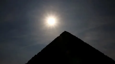Pyramid Silhouette Video stock 10735540