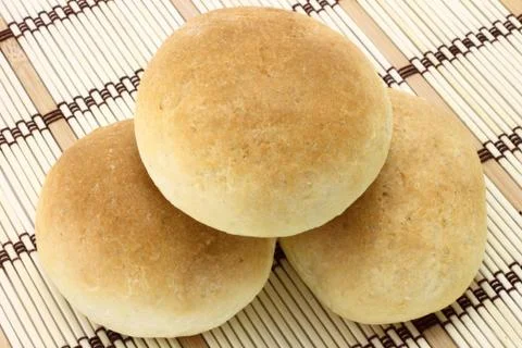 Pyramid of small loafs Stock Photos