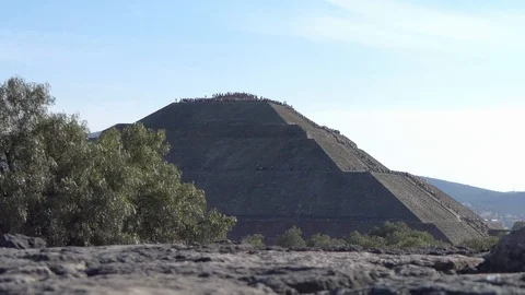 Pyramid Of The Sun Stock Footage 86362804