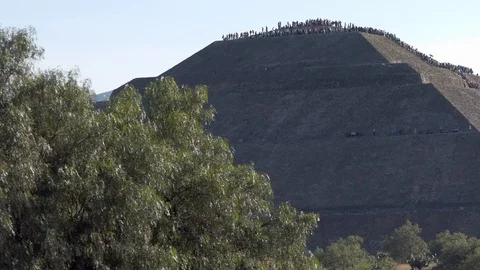 Pyramid Of The Sun Stock Footage 86362835