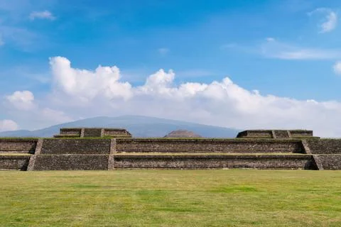 Pyramid of the Sun, the largest building in Teotihuacan, Mexico. Fotos de archivo