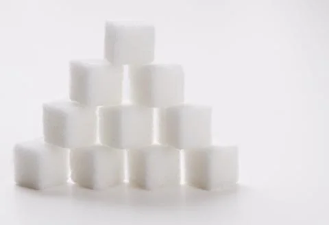 Pyramid of sweet Stockfoto's