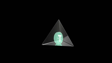 Pyramid tether-sh Stock Footage 180516301