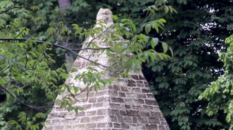 Pyramid Top at Parc Monceau Stock Footage 58933122