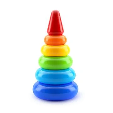 Pyramid toy Stock Illustration