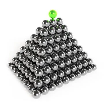 Pyramid of Winner Stock Illustration