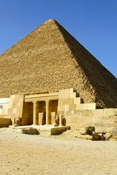 Pyramide of khufu Stock Photos