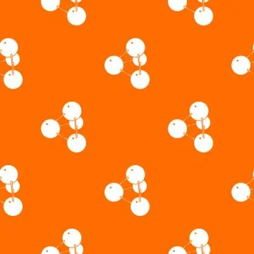 Pyramide molecule pattern vector orange 스톡 일러스트