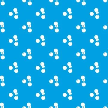Pyramide molecule pattern vector seamless blue Stock Illustration