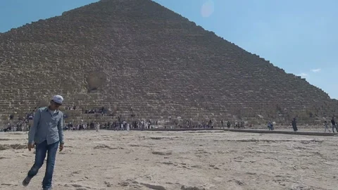 Pyramids and sphinx, cairo, egypt Stock Footage 88547091